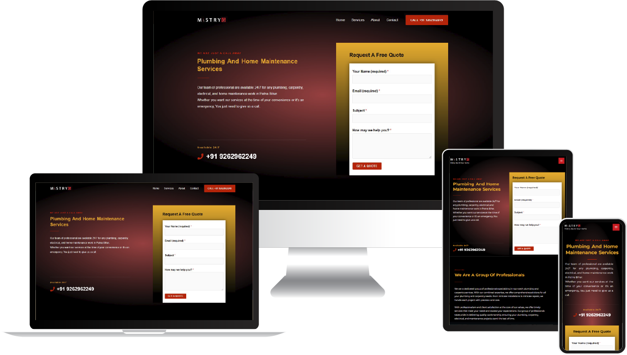 Home web design services pixel square